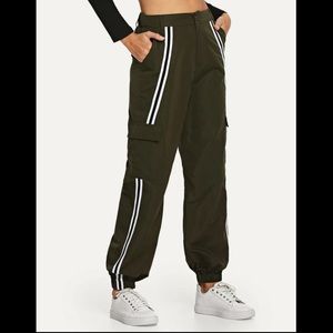 Striped Utility Pants